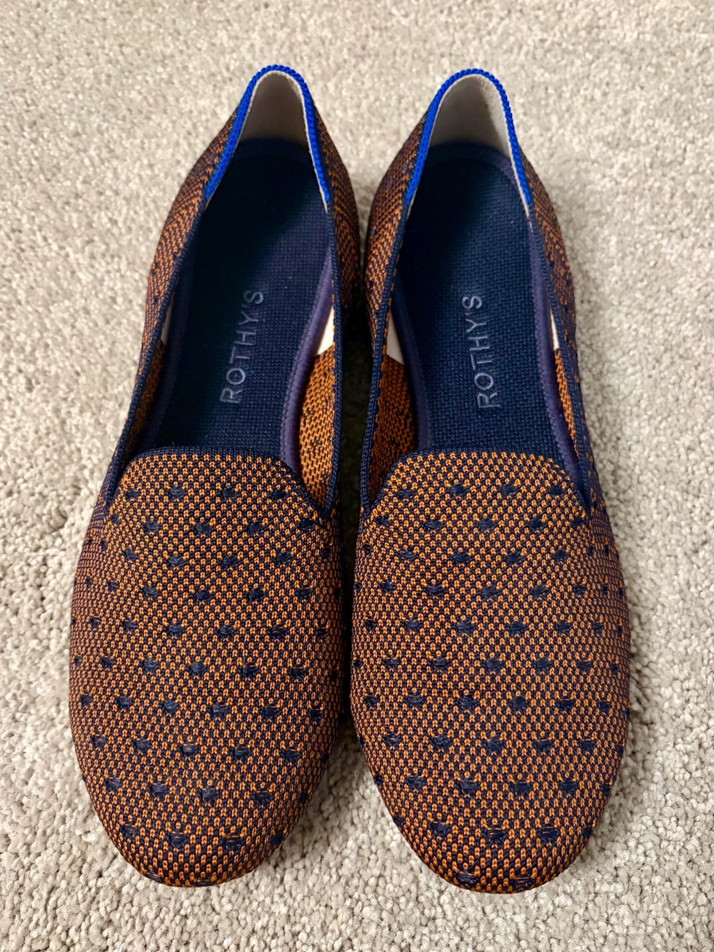 Rothy’s The Loafer Sienna Dot 9.5